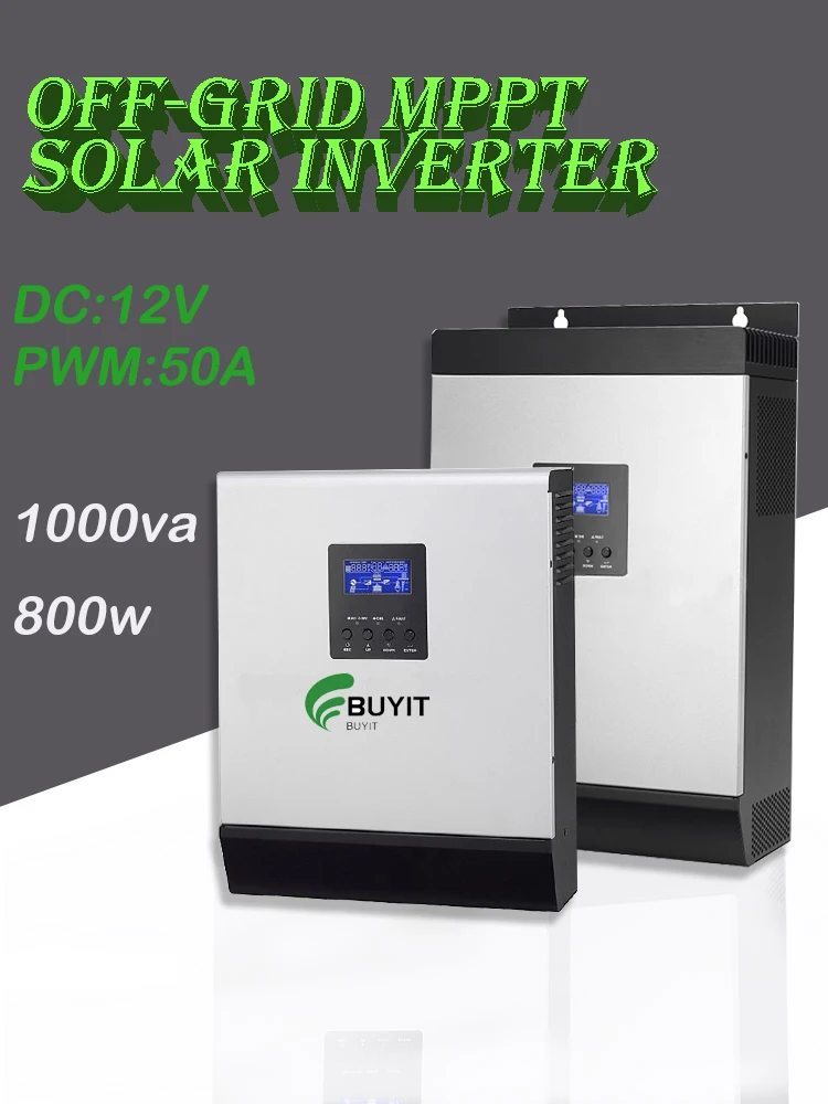 гибридный инвертор 12v 220v 1000va солнечный 12В 220В Гибридный Чистая Синусоидальная