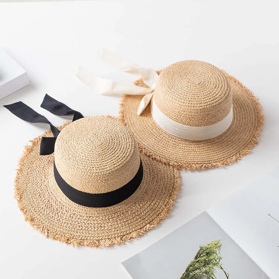 sombrero de verano sombrero de playa de ganchillo sombre sombrero de sol de playa de vacaciones Sombrero de rafia trenzado hecho a mano gorras y viseras Gorros para el sol Accesorios Sombreros y gorras Sombreros regalos ecológicos sombrero de paja 