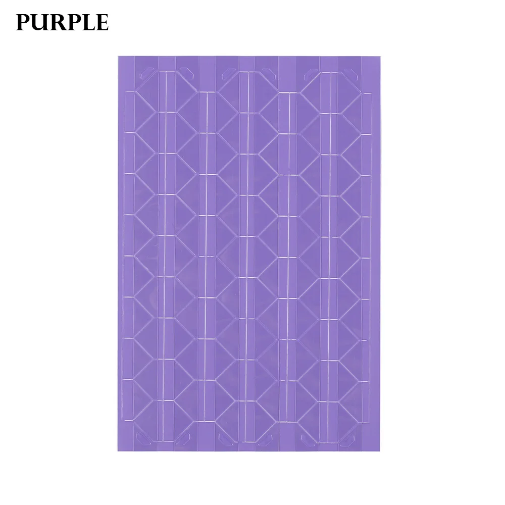 Purple 102 шт/Лист красочные самоклеющиеся ПВХ альбом фоторамки наклейки для фото угловые протекторы DIY ручной работы Скрапбукинг ремесла - Цвет: Purple