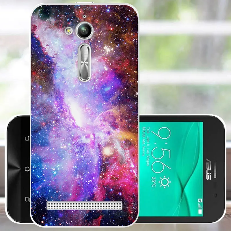 FANATU ASUS Zenfone GO ZB500KL чехол силиконовый 5," ZB500KL Задний защитный чехол из ТПУ для ASUS Zenfone ZB500KL чехол для телефона - Цвет: HXY