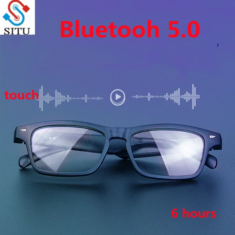Новинка 2021 смарт-очки беспроводная спортивная Гарнитура Bluetooth 5 0 для звонков и
