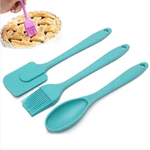 3 палочки/Набор силиконовая лопатка кисть для кондитерских изделий для кухни для приготовления пищи смесь для выпечки для дома кухонные инструменты Инструменты для домашней выпечки аксессуары