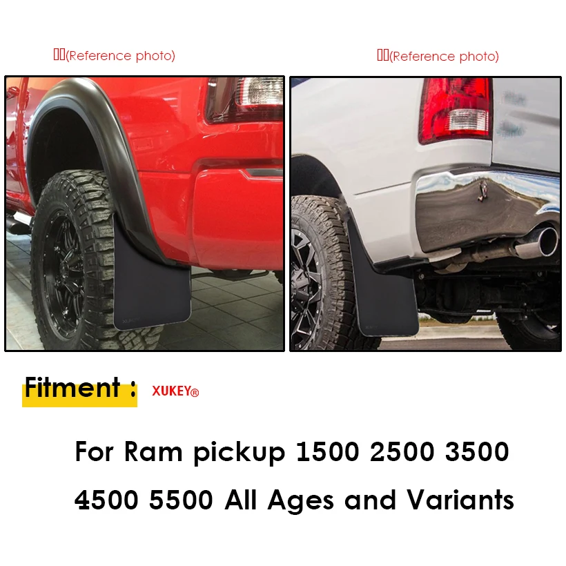 4 шт. Брызговики арок ДЛЯ Dodge Ram Пикап 1500 2500 3500 4500 5500 4000 NightRunner грузовых автомобилей 4x4