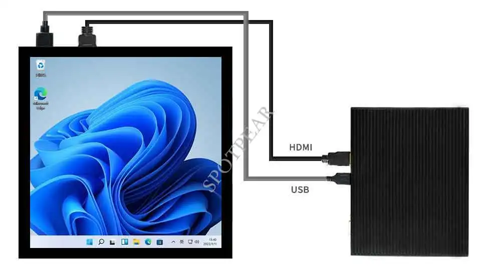raspberry pi tela polegada lcd hdmi polegada ips display também para outro mini computador