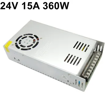 

360W 24V 15A switching power supply 110V 220V ac to dc 24 volt Source transformer Led strip light Adapter SMPS