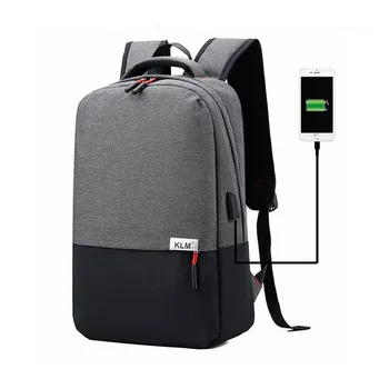 

High School Student Bag Female Business Computer Bag Shoulder Big Bag Travel Waterproof USB Computer Backpack School Backpack