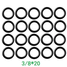 40Pcs High Pressure Washer O-ring Cleaner Parts For 1/4 3/8 M22 Connector Quick Connect Seal Rubber Rings Washers Fasteners