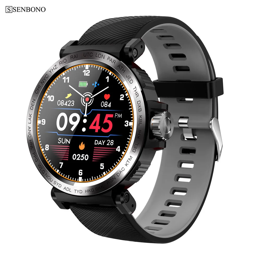 Senbono S18 Nieuwe IP68 Waterdichte Mannen Smart Horloge Hartslagmeter  Fitness Tracker Vrouwen Smartwatch Voor Ios Android Telefoon Klok|Smart  Watches| - AliExpress