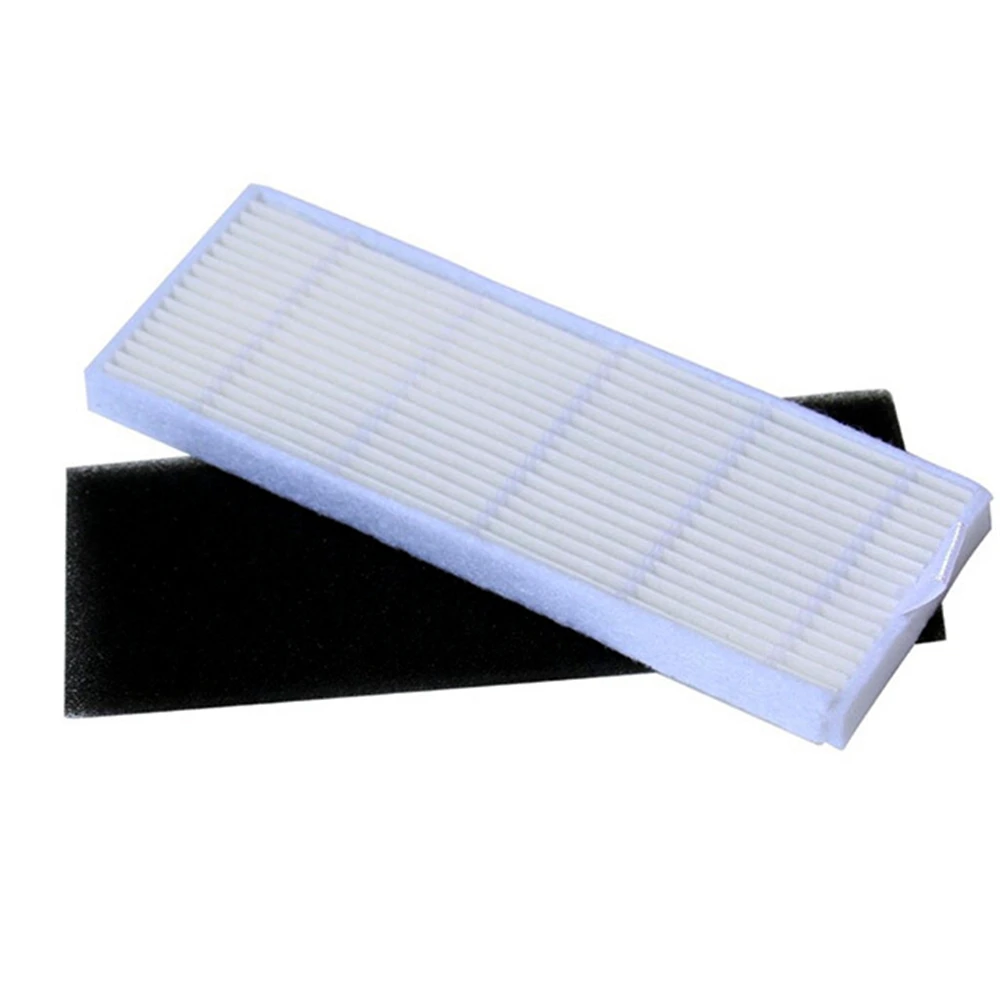 2Pcs HEPA Filter Element + Cotton Replacement 135x50mm for Ecovas DN621 DN620 ILIFE A6 A4 A4S | Бытовая техника