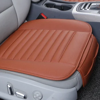 

Car Seat Protection Single Seat Without Backrest PU Leather Car Seat Cover For Most Four-Door SUV Car