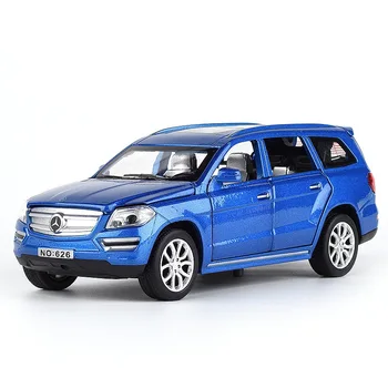 

1:32 High Simulation Gl500 Six Open Door Alloy Car Model Sound And Light Pull Back Children's Toy Car Model