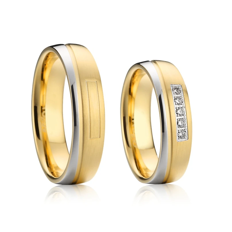 100 шт оптом пользовательские кольца для женщин his and Her Jewellery promise ring
