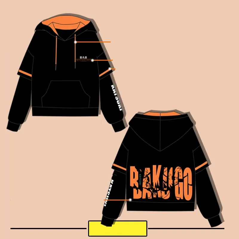 My Boku No Hero Academy Bakugou Katsuki унисекс Толстовка Топ костюмы для косплея зимние куртки пальто толстовки пуловер