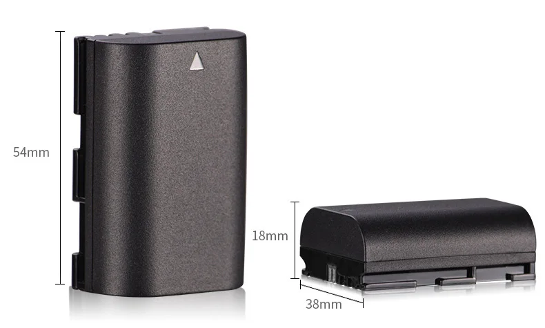Battery Charger Rechargeable Lithium Batteries LP E6 LPE6 LP-E6 E6N Battery+LED Dual Charger Kit for Canon EOS Cameras