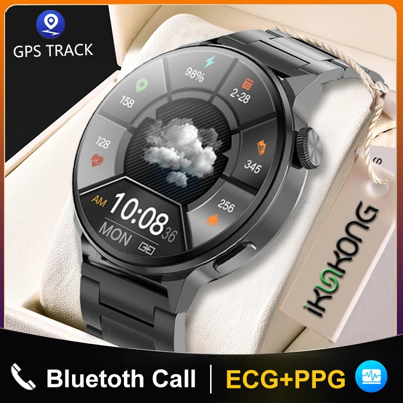 New Fashion Nfc Smart Watch Men Bluetooth Call Sport Gps Track Watches