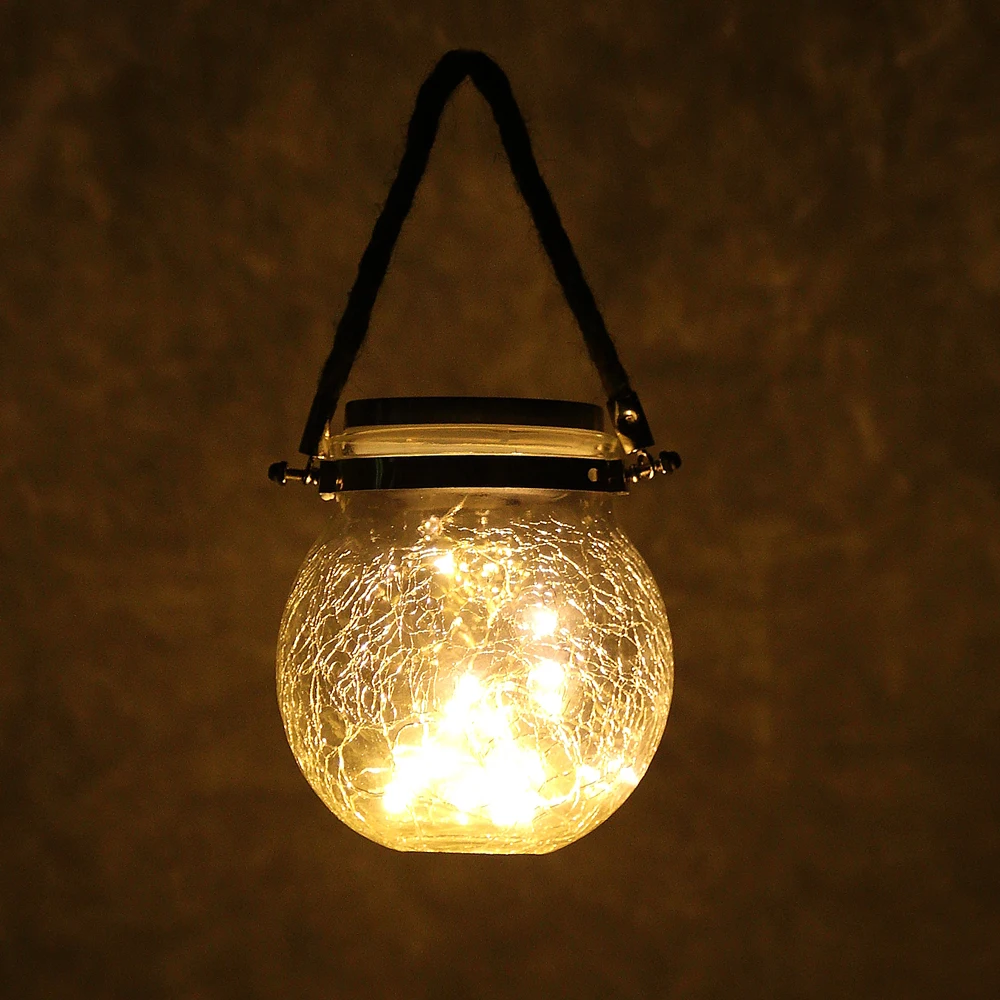 Solar-Powered-LED-Bulb-Ball-Ornament-Solar-Copper-Wire-Lamp-Crack-Ball-Glass-Jar-Outdoor-Wall
