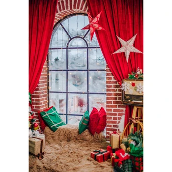 

Yeele Bokeh Lights Snowflakes Wood Planks Photocall Photography Backdrops Personalized Photographic Backgrounds For Photo Studio