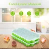 SILIKOLOVE Honeycomb Ice Cube Trays with Removable Lids Silica Gel Ice Cube Mold BPA Free ► Photo 2/6