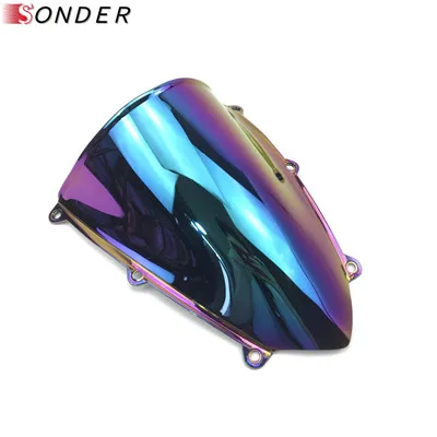 Лобовое стекло для Honda CBR 600 2007-2012 600RR F5 CBR600RR дымчатое лобовое стекло для CBR600 RR 07 08 09, 10, 11, 12 лет - Цвет: Iridium