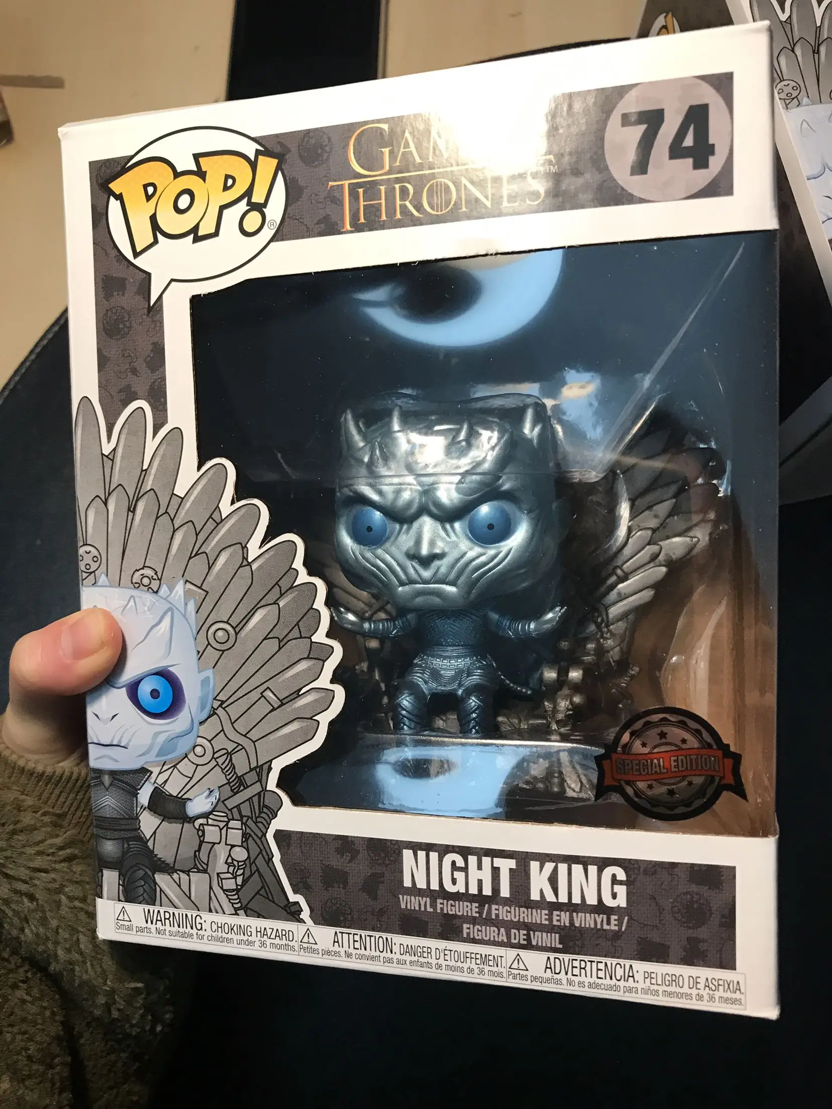 Эксклюзивный 6 ''Funko pop официальная игра престолов металлический ночной Король