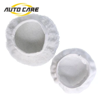 

2pcs Polishing Bonnet Buffer Pad Microfiber Bonnet Car Polisher Pad Cover for Waxing Polishing Car Paint Care 7-8 inches
