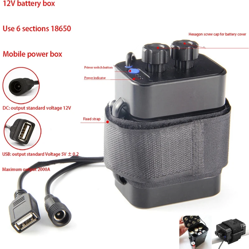 vhbw Bloc de Batteries pour Lampes de vélo éclairage Phare (6Ah, 8,4V, Li-ION vhbw Bloc de Batteries pour Lampes de vélo éclairage Phare (6Ah, 8,4V, Li-ION