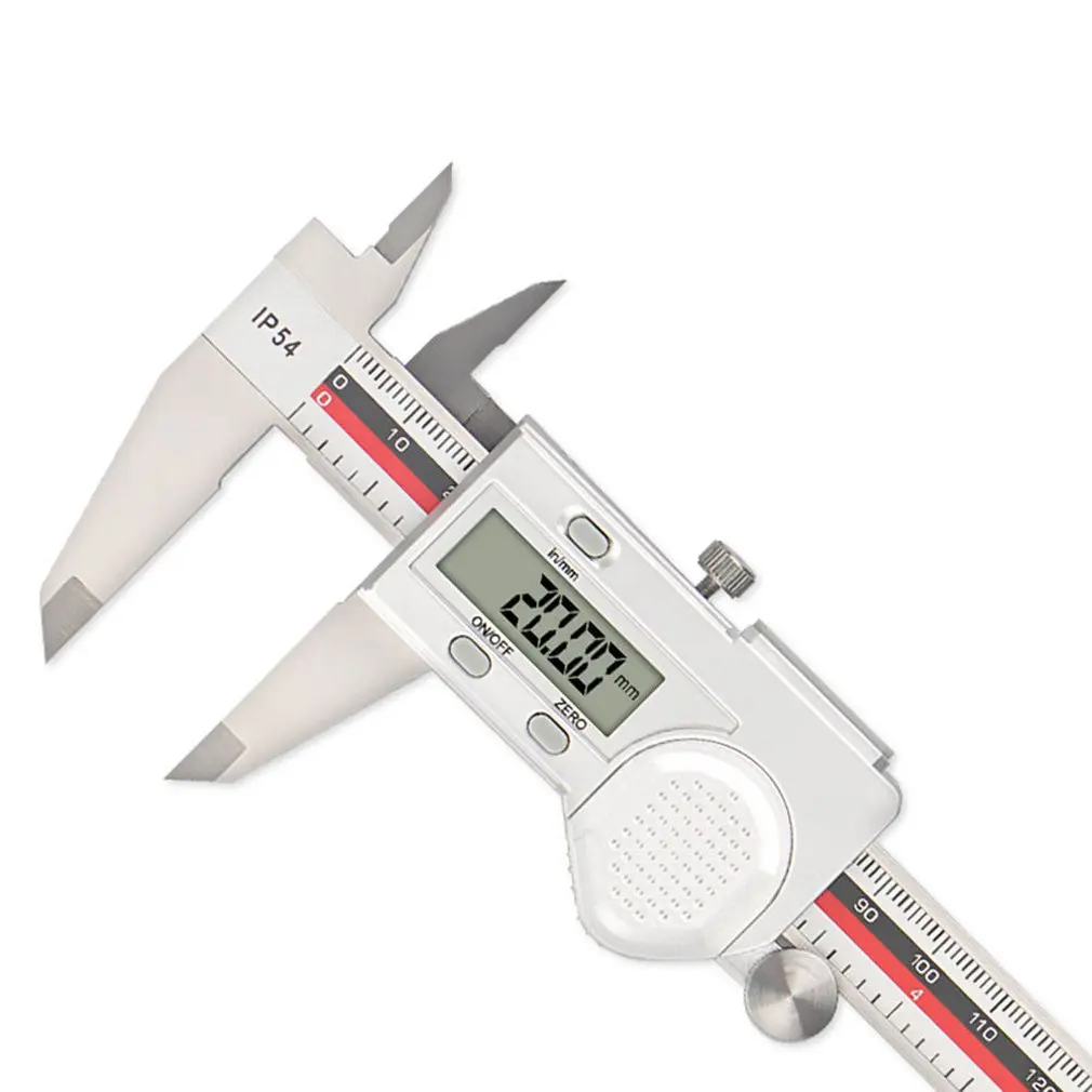 Stainless Steel Digital Display Fraction Caliper Score Display High Precision LCD Vernier Caliper