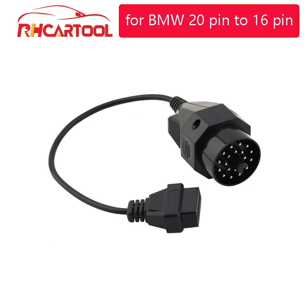 Адаптер OBD II для BMW 20 pin к OBD2 16 PIN Female разъем e36 e39 X5 Z3 Бесплатная доставка | Автомобили