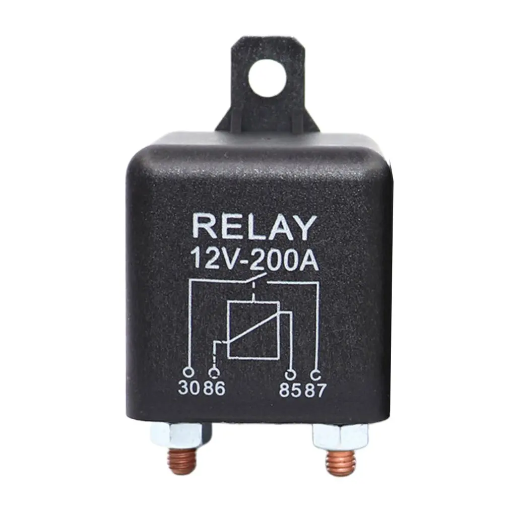 DC 12V/24V Car Automotive 200A High Current Emergency Power Start Relay 1.8W/4.8W Auto Vehicle Set Starter | Автомобили и