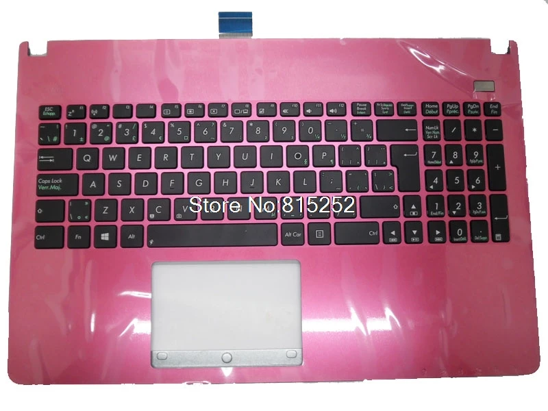 Poggiapolsi E Tastiera Per Laptop Per Asus X501 X501A X501U Pink C Shell Ca Tastiera Muslimexat2A 0Knb0-6103Cb00
