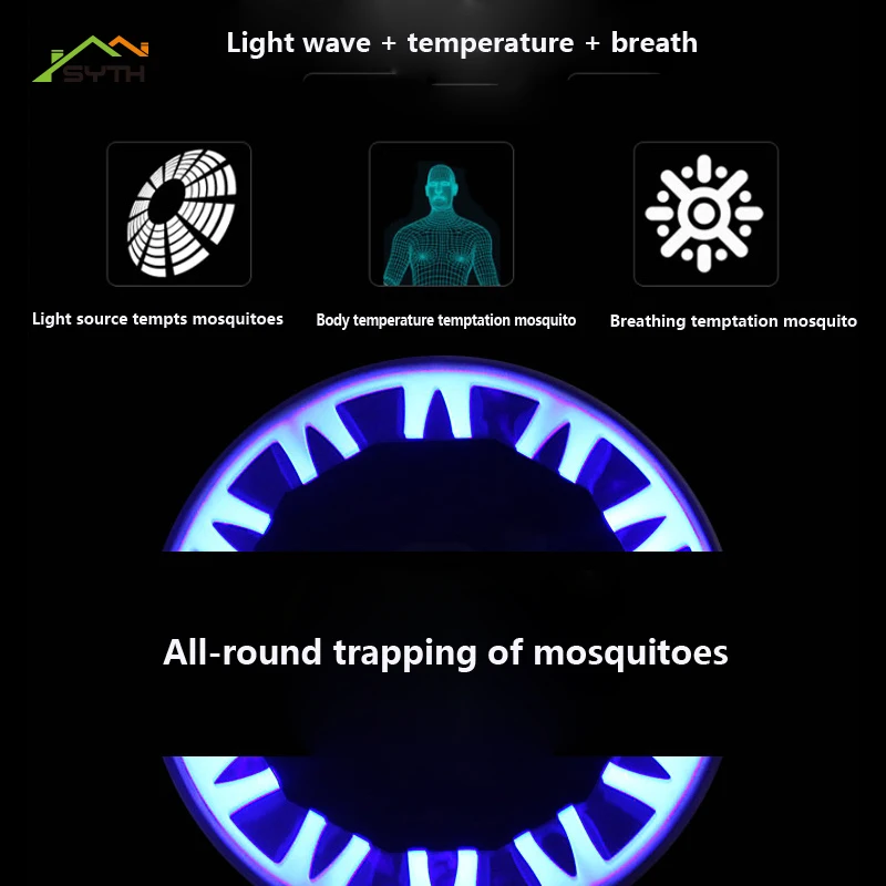 Mosquito killer USB electric mosquito killer Lamp Photocatalysis mute home LED insect trap Radiationless