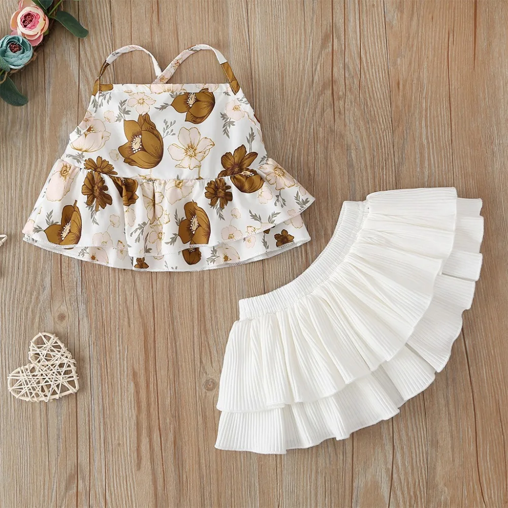 toddler kid baby girl clothes set kids outfits (8)
