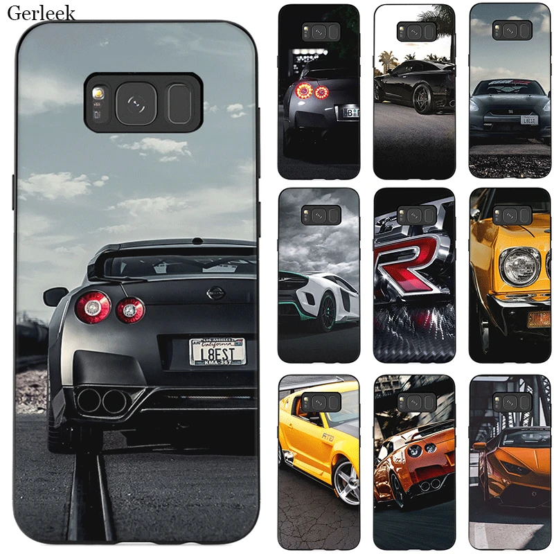 

Silicone Mobile Phone Case For Samsung A70 A60 A50 A40 A30 A20 A10 A9 A8 A7 A6 A5 A3 J6 Cover GTR CAR Shell Bag