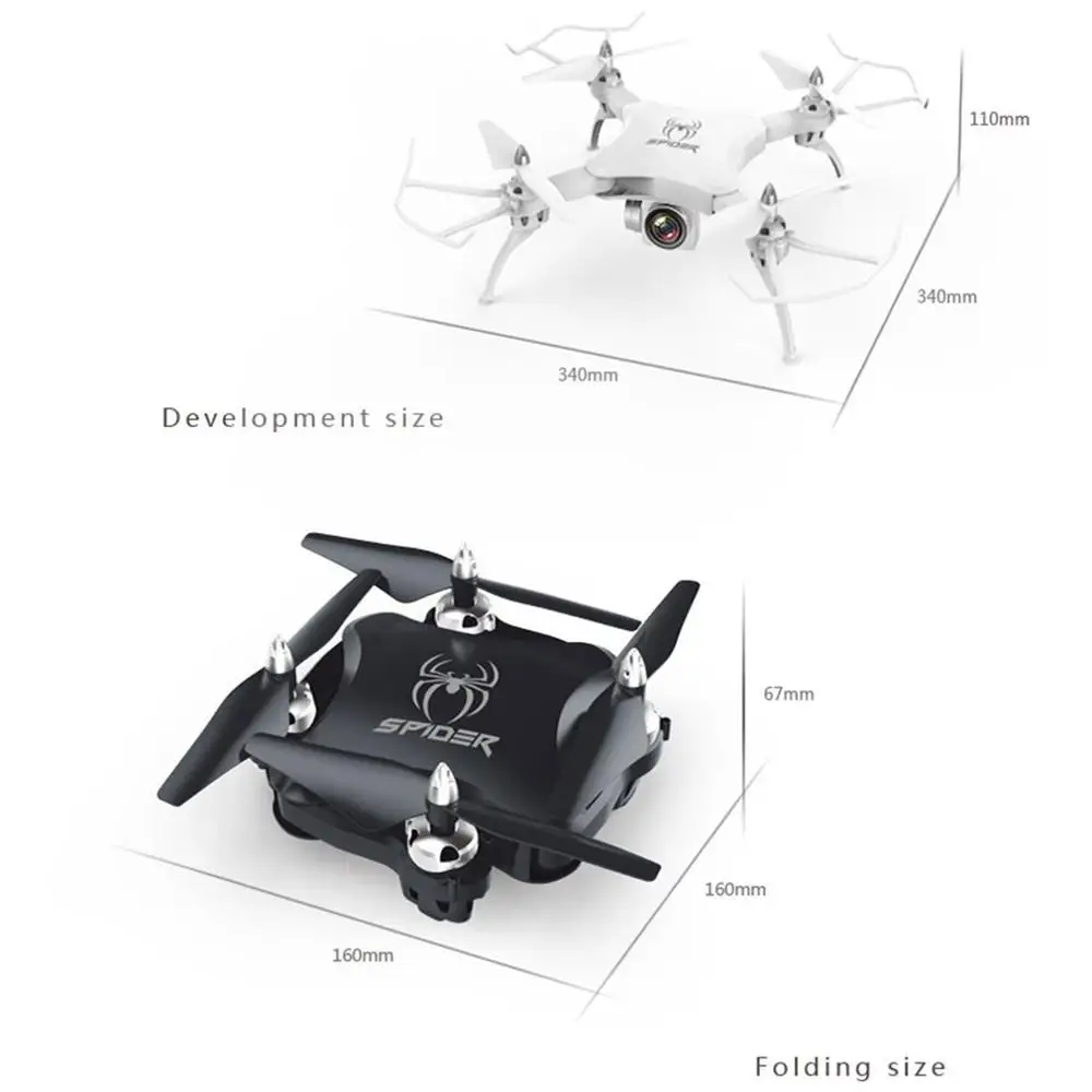 S16 ABS Безголовый режим RC Квадрокоптер WiFi fpv 4CH портативный четырехосевой вертолет приложение Голосовое управление высота Удержание складной Дрон