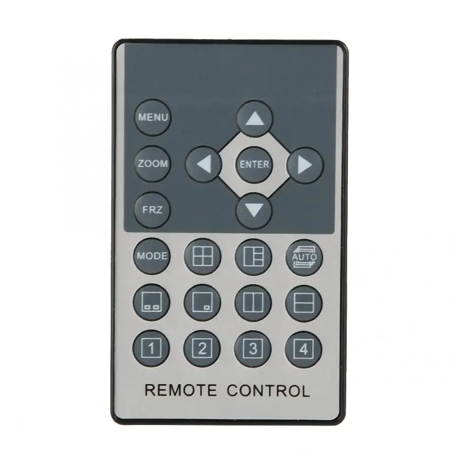2 Channels Video Screen Splitter 2 In 2 Out 12V 180mA Mini Styling Portable Adapter with remote control