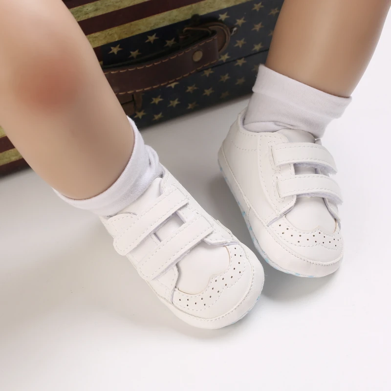 0-18M Baby Shoes Boys Fashion PU Soft Sole Casual Sports Shoes Bed Shoes First Walker Non-Slip Toddler Shoes