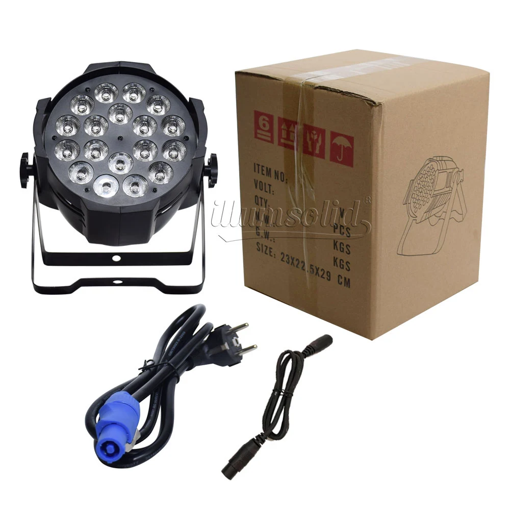Dmx Dj светильник s Led 18x12 Вт Rgbw дискотечный высокой яркости сценический ing для бара