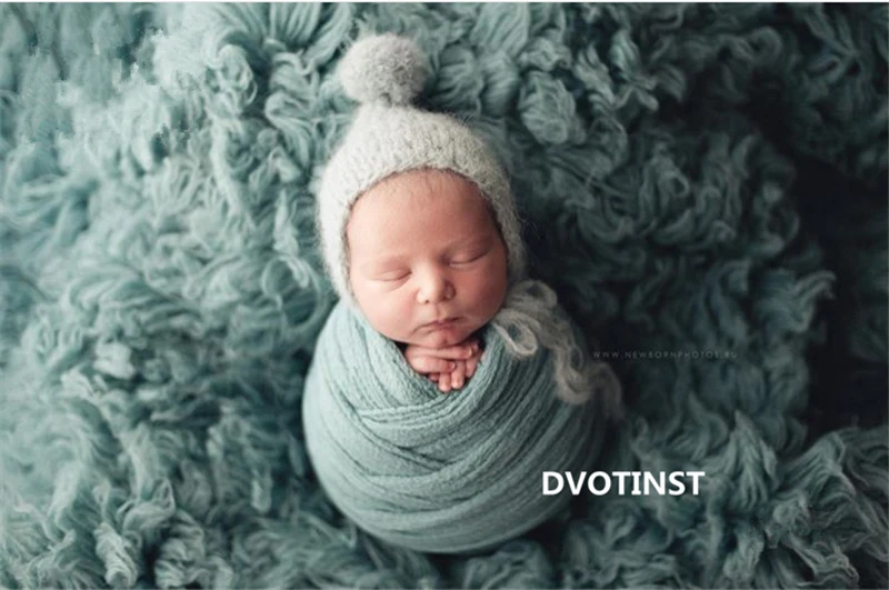 Dvotinst новорожденный реквизит для фотосъемки вязаное крючком для детей капот милый шар шляпа Fotografia аксессуары для студийной фотосессии реквизит