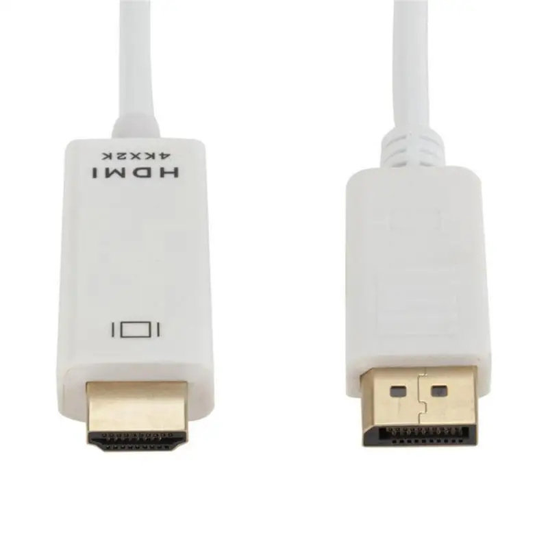 ALLOYSEED 1,8 м Дисплей порт дисплея DP к hdmi-кабель, адаптер конвертер Поддержка 4K * 2K для проектор HDTV монитор ПК ноутбук