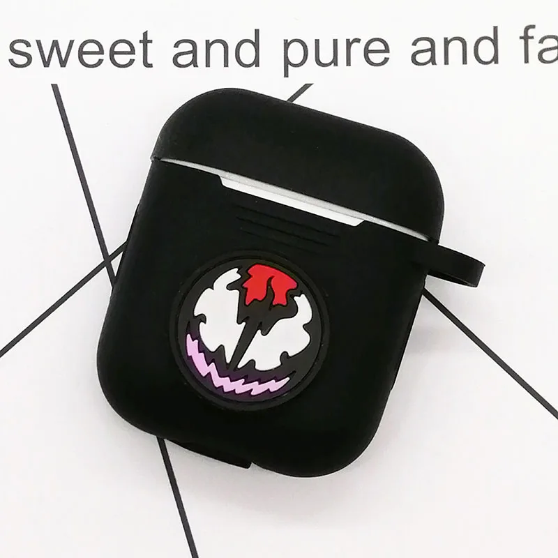 Чехол с героями мультфильмов Draadloze Bluetooth Voor Apple AirPods Siliconen Opladen Hoofdtelefoon Gevallen Voor Airpods 2 Beschermhoes - Цвет: 5