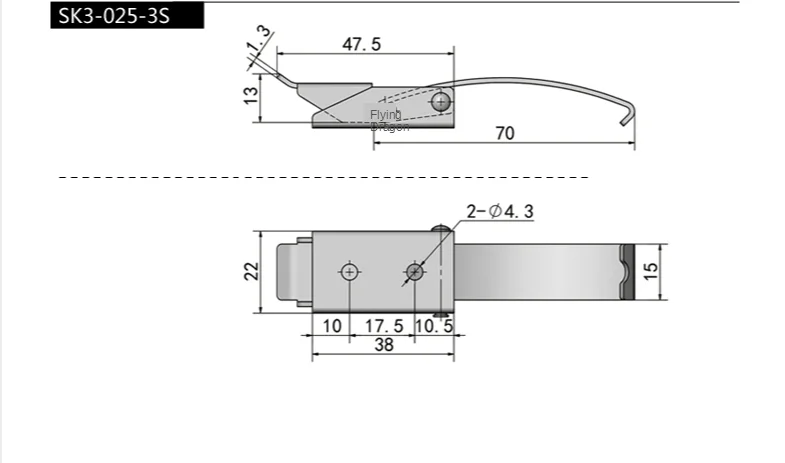 Industrial Hardware Stainless Steel Hasp Latch Lock Cabinet Mechanical Equipment Chains Fastening Buckle