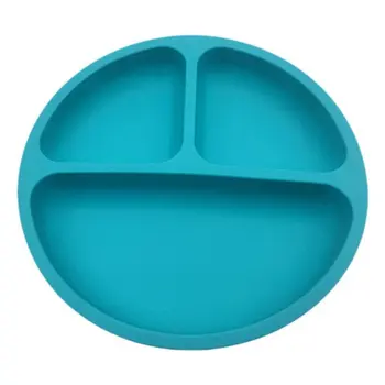 

Silicone Baby Dining Dish Tableware Food Storage Tableware Fruit Plates Kids Feeding Plates Bowls Anti-Drop Tray