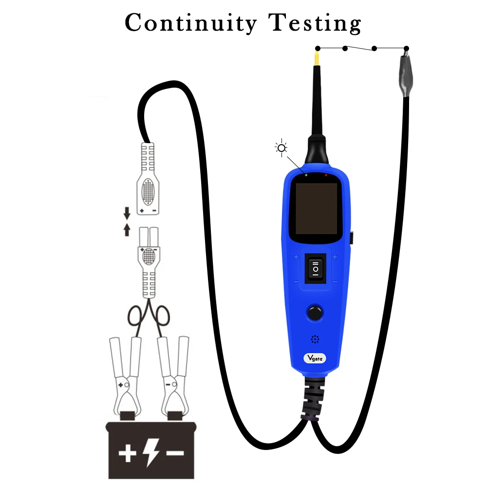 Мощность зонда автомобиля электрической цепи тестер автомобильные инструменты 12 В Vgate Pt150 тестер электрической системы как Autek YD208 Autel PS100