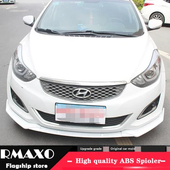 

For Elantra ABS Rear Bumper Diffuser Protector For 2012-2015 Hyundai Elantra Body kit bumper rear Front shovel lip rear spoiler