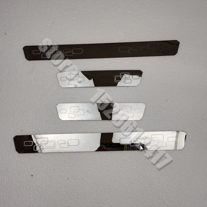 Car Accessories Citroen C3 C5 Aircross C4 Picasso Door Sill Scuff Plate Protector Stainless Steel Kick Pedal Styling Sticker car door moulding trim