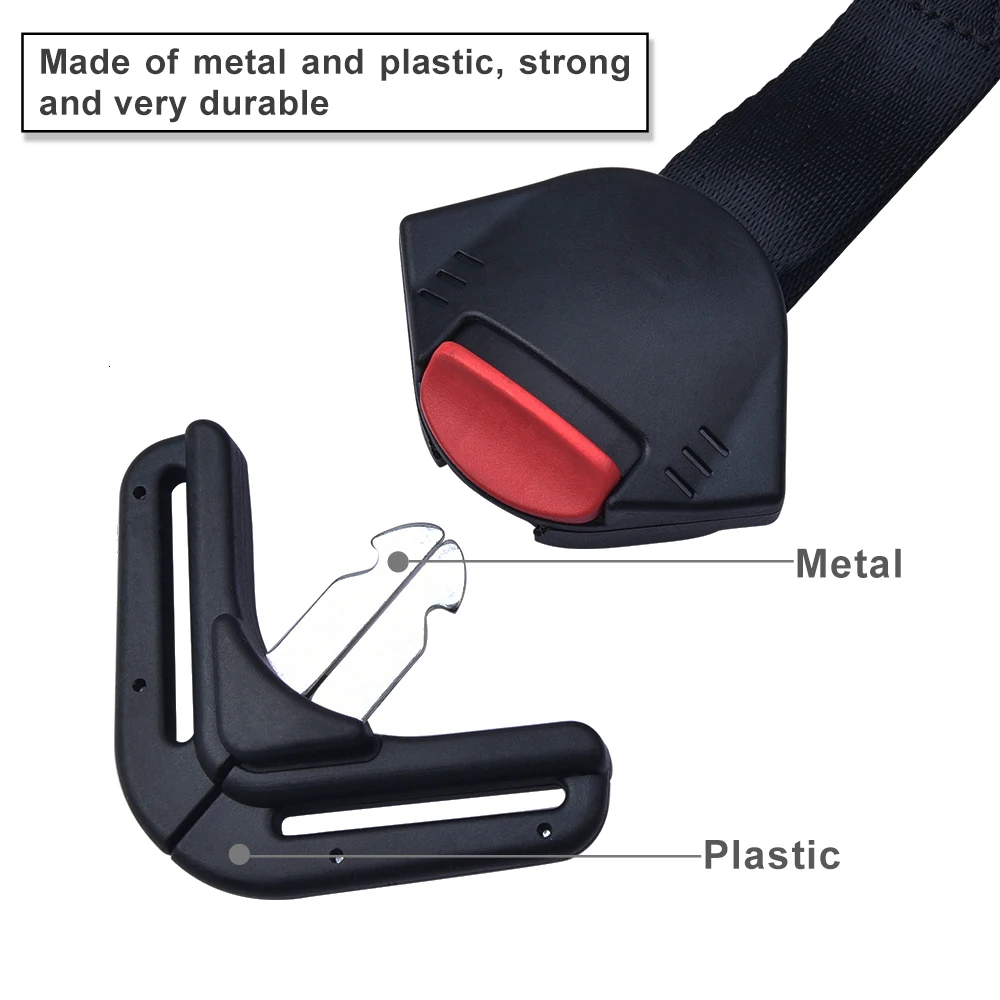 NS Modify автомобильный детский Безопасный зажим для сиденья фиксированный замок Пряжка безопасный ремень регулятор детский зажим Пряжка защелка автомобильный ремень безопасности черный