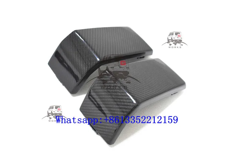 G class w464 G63 G500 eurocar style front bumper rear bumper cover for G wagon w463A G500 G63 dry carbon fiber bumper cover (6)
