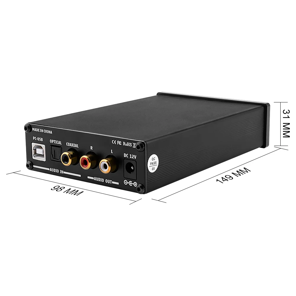 AIYIMA HiFi Audio Decoder USB DAC Stereo TPA6120A2