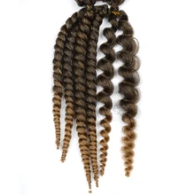 SAMBRAID Гавана Mambo твист волосы 14 дюймов вязанные волосы Омбре плетение волос наращивание синтетические волосы для женщин