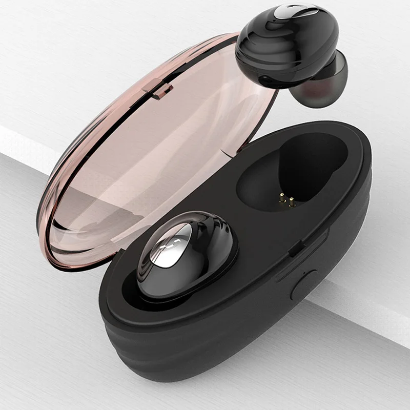 Серебристый K3 Bluetooth беспроводные наушники TWS бинауральная спортивная Гарнитура 3D стерео звук с микрофоном Handsfree спортивные наушники с зарядкой Bo - Цвет: Серебристый